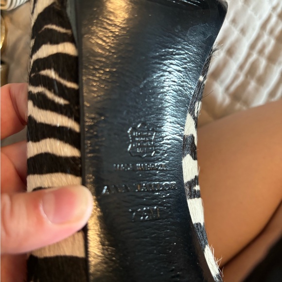 Ann Taylor zebra print heels - Picture 8 of 8